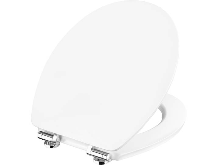 WC-Sitz CORNAT Vale WC Sitz Absenkautomatik , weiß, B:38cm L:45cm, MDF - Mitteldichte Holzfaserplatte, WC-Sitze, WC-Sitz