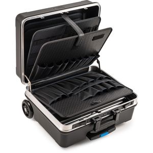 B&W Werkzeugkoffer Go XL 120.05/PL, leer, ABS-Kunststoff Klapptrolley, abschließbar