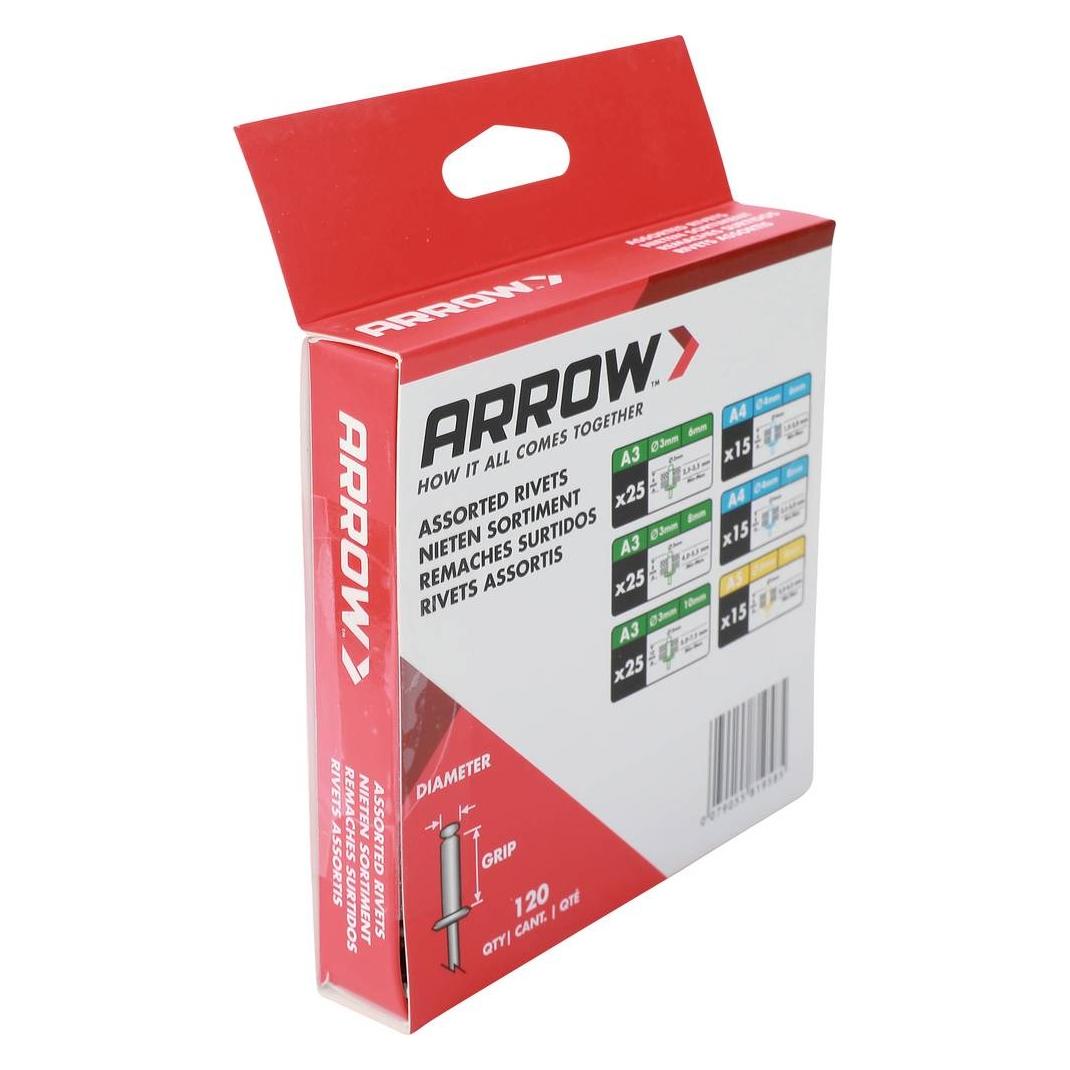 Arrow 819585 Blindniete Aluminium RA 3/RA 4/RA 5 ALU 120ST 120 St. (819585)