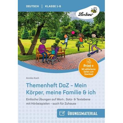 Themenheft DaZ - Mein Körper, meine Familie & ich, Set von Annika Koch, Lernbiene, 978-3-7468-1288-5