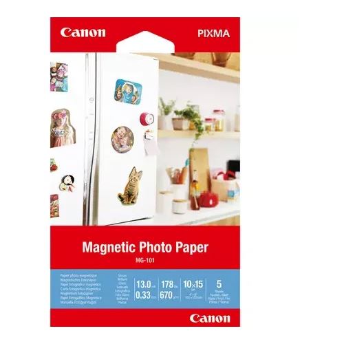 Canon MG-101 4X6 5 Sheets Bulk