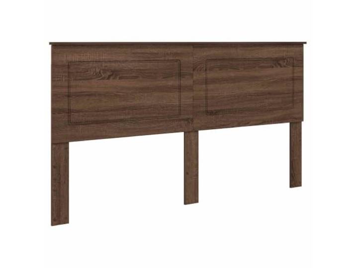 Makastle Kopfteil Braun Eichen-Optik 203x100 cm Holzwerkstoff Wandmontage