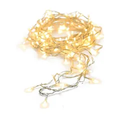 WellHome - Girlande mit 240 warmweißen LED-Lichtern mit 3 m Kabel.