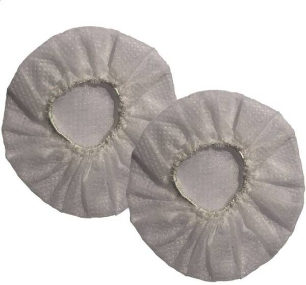 Cleyver Bonnettes jetables blanches - 1 paire Oreillettes jetables blanches - 1 PAIRE.