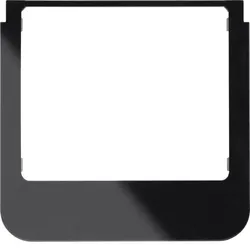 Berker 13192145 Designrahmen rund schwarz glänzend