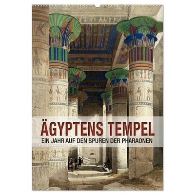 Ägyptens Tempel (Wandkalender 2027 DIN A2 hoch), CALVENDO Monatskalender