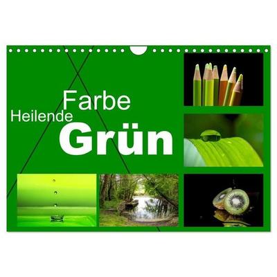 Heilende Farbe Grün (Wandkalender 2027 DIN A4 quer), CALVENDO Monatskalender