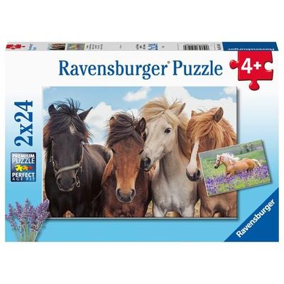 Puzzle Ravensburger Pferdeliebe 2 X 24 Teile