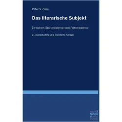 Zima:Das literarische Subjekt, Fachbücher von Peter V. Zima