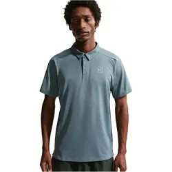 NIKE Court Advantage Dri-FIT Tennis Poloshirt Herren 382 - mineral slate/white XL