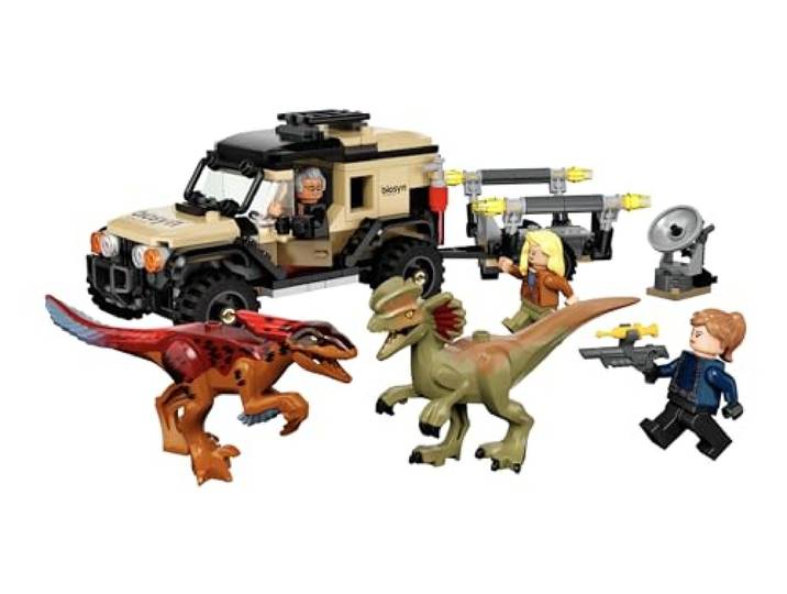 LEGO Jurassic World™ - Transport von Pyrorraptor und Diloposaurus