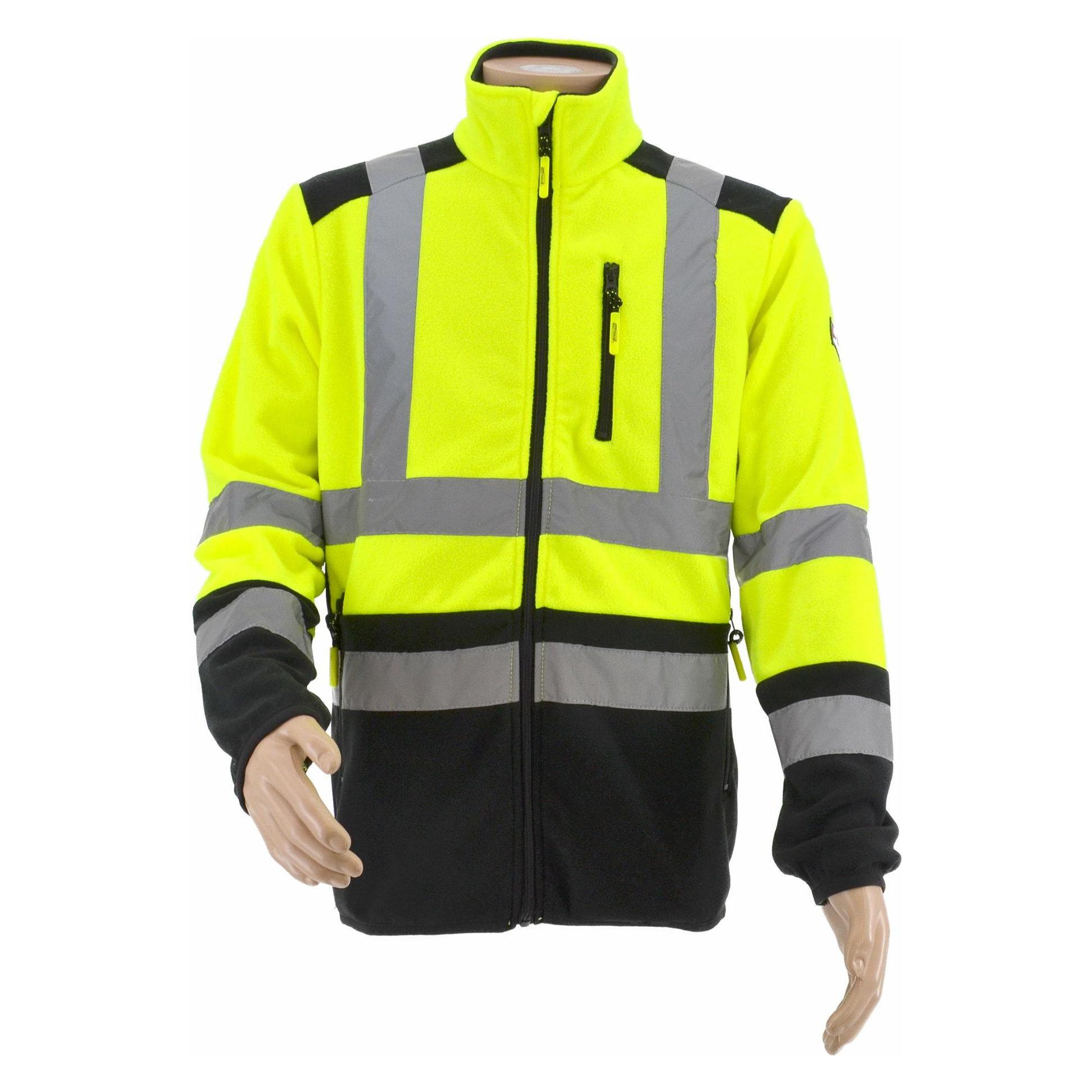 Awtools Fleecejacke T3/ Reflektierend Gelb/ S (S) (AW02640)