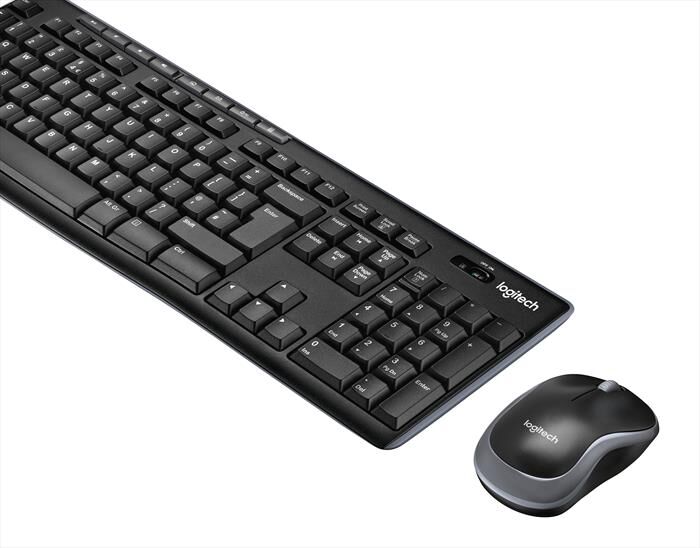Logitech Wireless Combo Mk270-nero