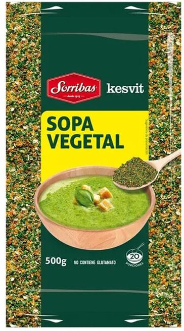 Sorribas Kesvit Sopa Vegetal 500g