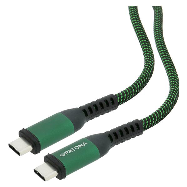 Patona USB C - USB C (1 m, USB 2.0, 100 W) (1733)