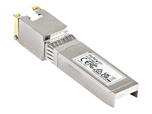 StarTech.com Startech HP 813874-B21 kompatibles SFP+ Transceiver Modul - 10GBase-T - MSA konform - RJ45 SFP+ Modul - 10GBase-T - 30m mit CAT6a - SFP+-Transceiver-Modul (gleichwertig mit: HP 813874-B21) (813874B21ST)