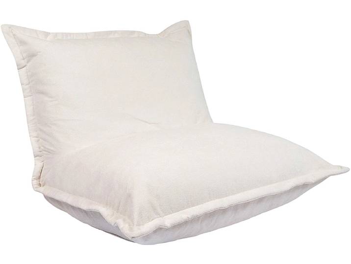 Vakuum-Hocker HOME DECO FACTORY RUPERT 100x100x75cm polyester beige