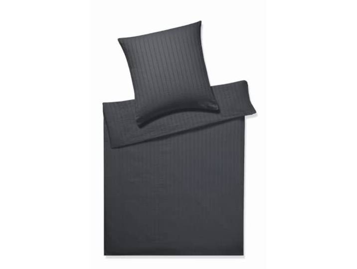 elegante Web-Seersucker Bettwäsche-Set Chelsea Farbe anthrazit Größe 200x200+2x40x80