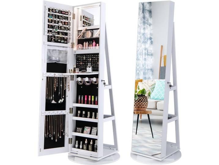 SCHMUCKSCHRANK Weiß