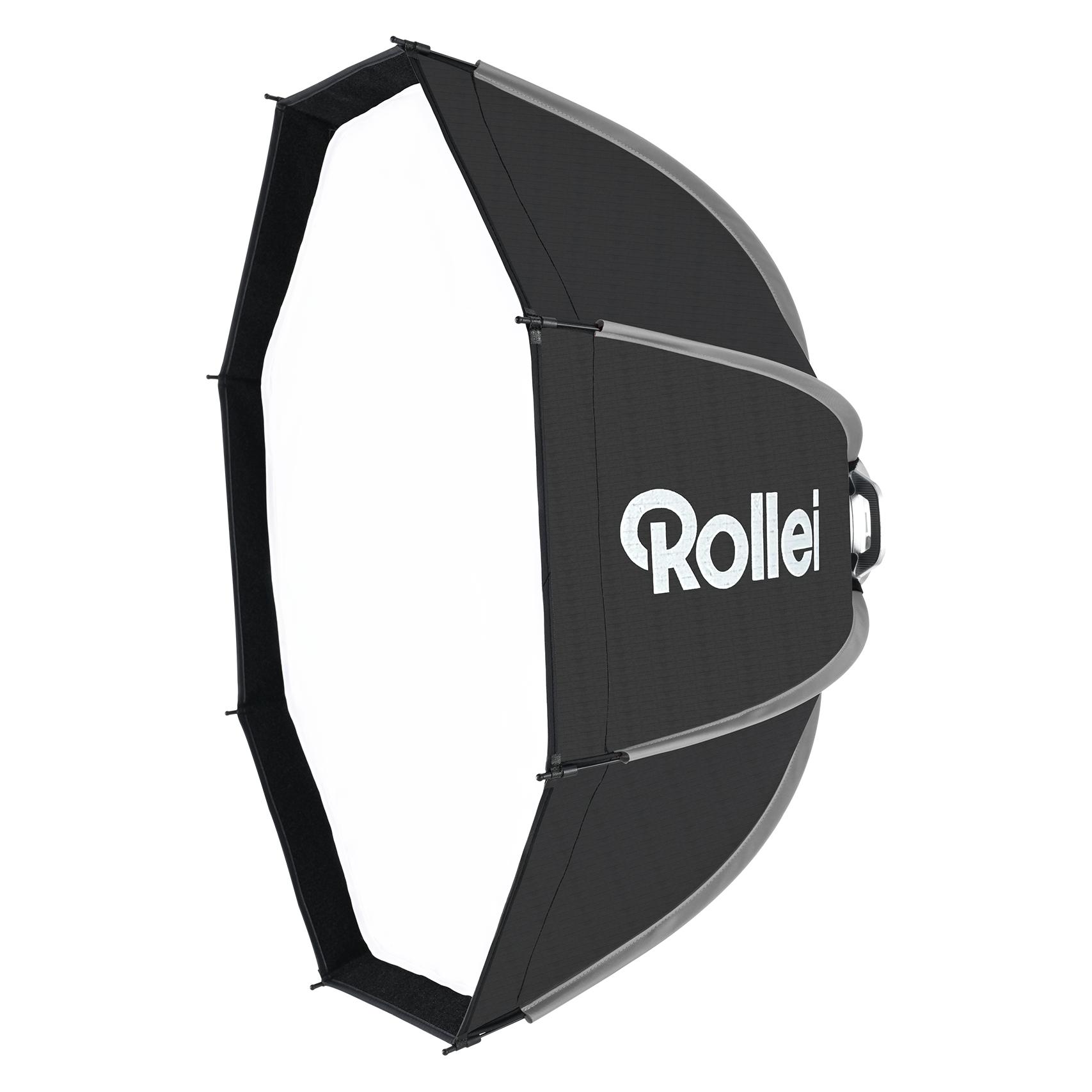 Rollei Softbox | Schnellverschluss, Aufklapp-System & Gitter | Achteck (Softbox, 120 cm) (74818770)