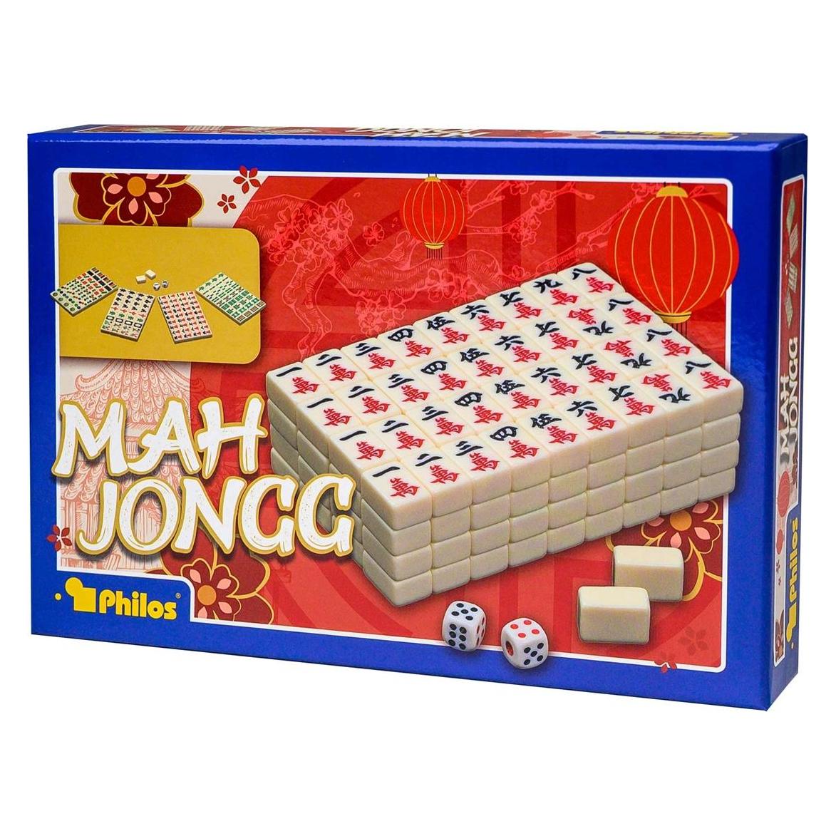 Philos Mah Jongg ohne arabische Zeichen (Deutsch, Englisch, Französisch, 4 Spieler) (3262)