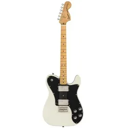 Fender Classic Vibe 70s Telecaster Deluxe Olympic White MN (E-Gitarre, Pappel), Gitarre, Weiss