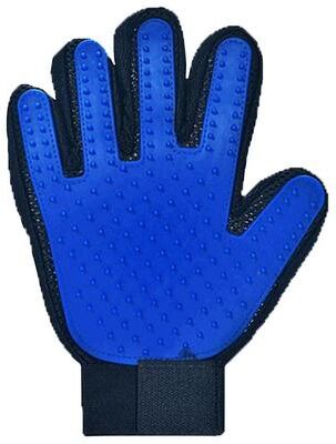 Uplifted Finds Kuchi Zen Touch Pet Grooming & Massage Glove blue Right
