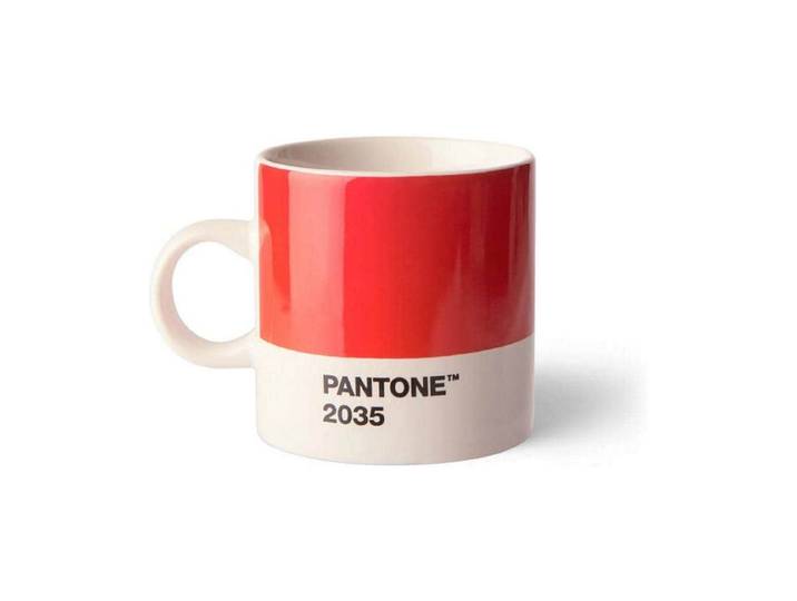 Espressotasse Pantone by Copenhagen Design 120 ml, 1 Stück , rot, H:6,15cm Ø:6cm, Trinkgefässe, Espressotasse