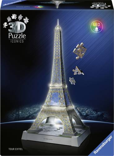 3D Puzzle Iconics: Eiffelturm - mit Licht 12008024 1 St.