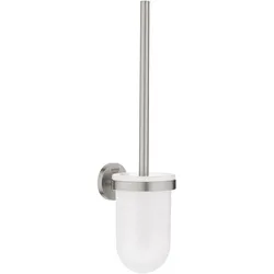 Grohe, Toilettenbürste, Start QuickFix Toilettenbürstengarnitur, klebbar, supersteel