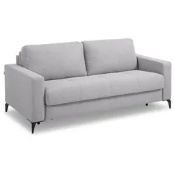 Schlafsofa Leonardo Stoff Grau