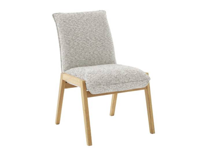 Trendstore Majella Polsterstuhl mit 4-Fuß-Gestell aus Wildeiche
