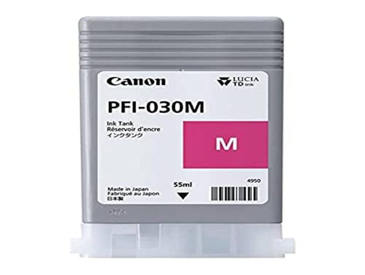 CANON CARTUCHO Tinta Magenta PFI-030 MAGENTA/55ML/ Compatible Plotter TA-20\, TA-30