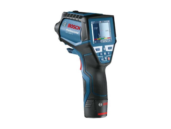 Thermodetektor BOSCH PROFESSIONAL, blau (blau, rot), Temperaturmessgeräte, Thermodetektor