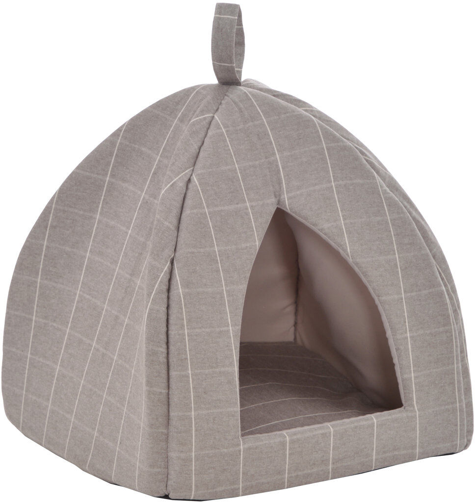 Archie & Oscar Jamil Nest Pet Bed Gray Extra Small (5-10lbs)