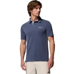 COLUMBIA Herren Polo Nelson Point Polo, Größe S in Blau Blau