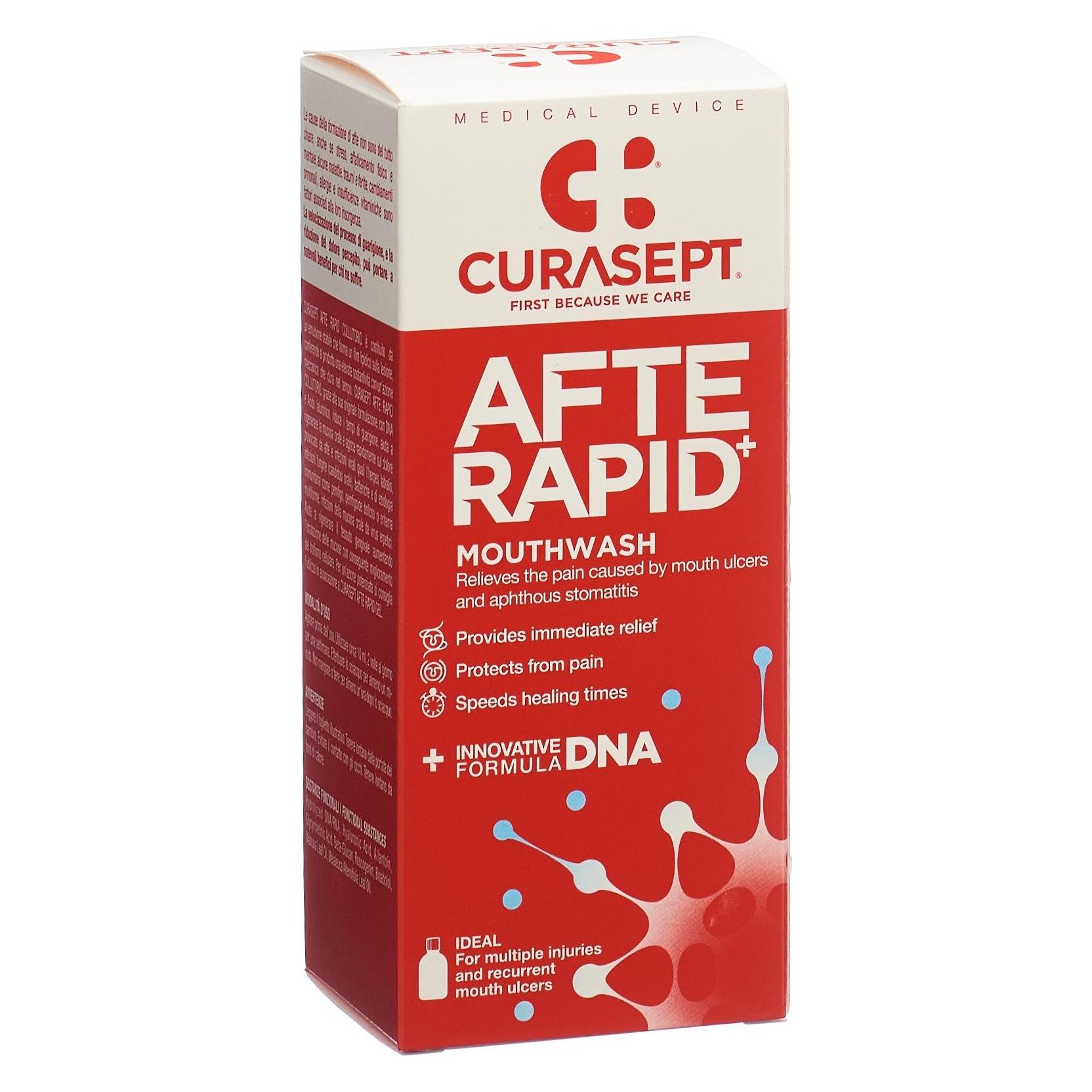 Curasept AFTE RAPID DNA Spüllösung 125 ml (125 ml, Mundspülung) (8056746071967)