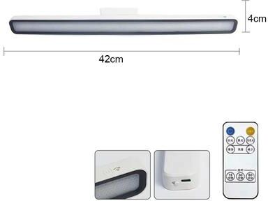 Uplifted Finds Hanging Magnetic Stepless Dimming Rechargeable Table Lamp 42 Cm Remote Control
