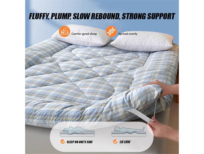 Matelas pliant Tatami 100% coton, simple, Double, taille, quatre saisons, tapis de lit, meubles de chambre confortables