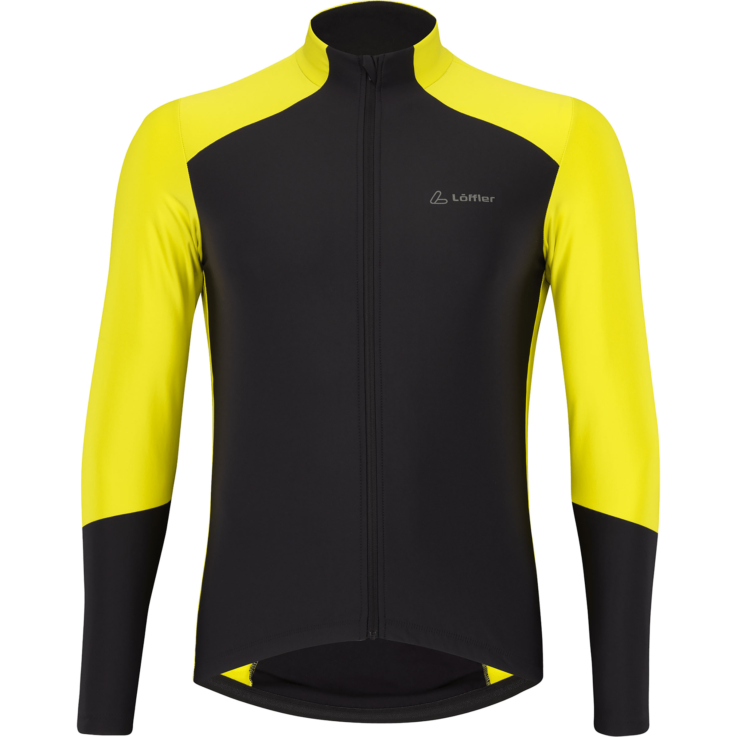 Löffler Combo Mid Bike Trikot Herren Radtrikots black-neon yellow Größe S Gravel | Rennrad Widerstandsfähig