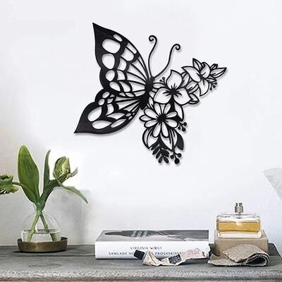 Uplift Picks Elegant Butterfly Metal Wall Art For Bedroom Decor Elegant Butterfly Metal Wall Art For Bedroom Decor