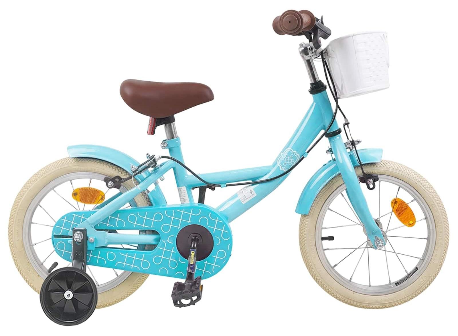 Solidchoice - Hellrosa Fahrrad, 12 Zoll, mit Stahlrahmen, für Kinder