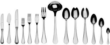 Mepra Brescia Flatware Set (Configuration P) - 113 Pieces - Stainless Steel