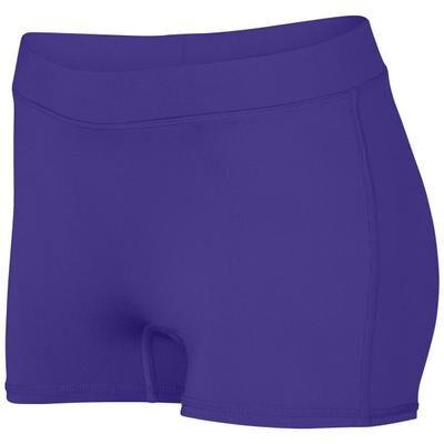 Augusta Sportswear 1232 Women's Dare Shorts in Purple size 2XL   Polyester/Spandex Blend