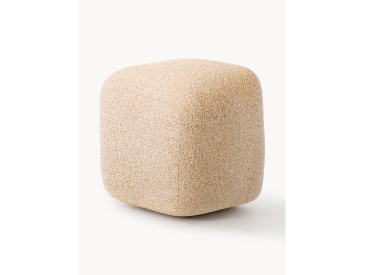 Hoher Bouclé-Sofa-Hocker Wolke