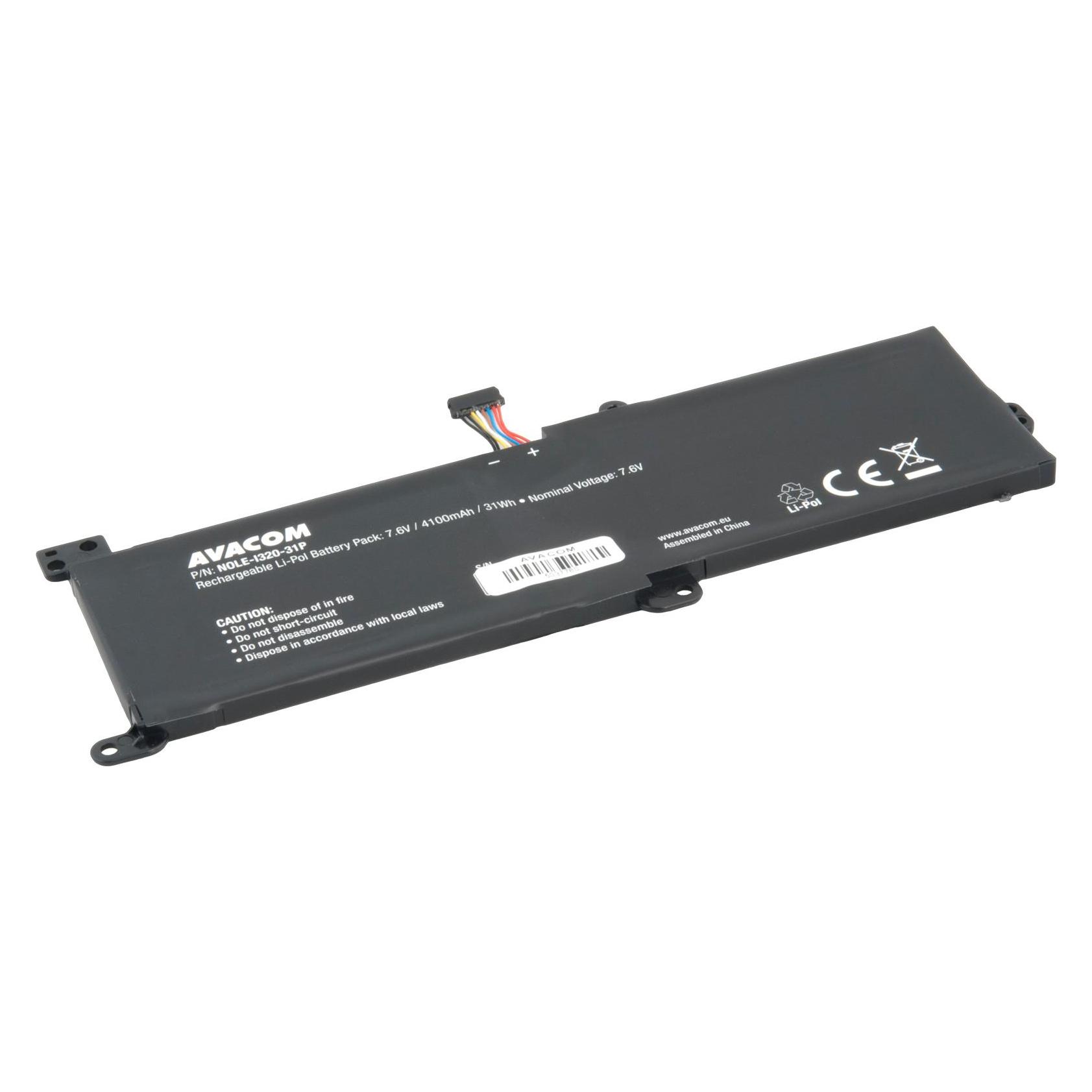 Avacom náhradní baterie pro Lenovo IdeaPad 320 Li-Pol 7,6V 4100mAh 31Wh (4100 mAh) (NOLE-I320-31P)