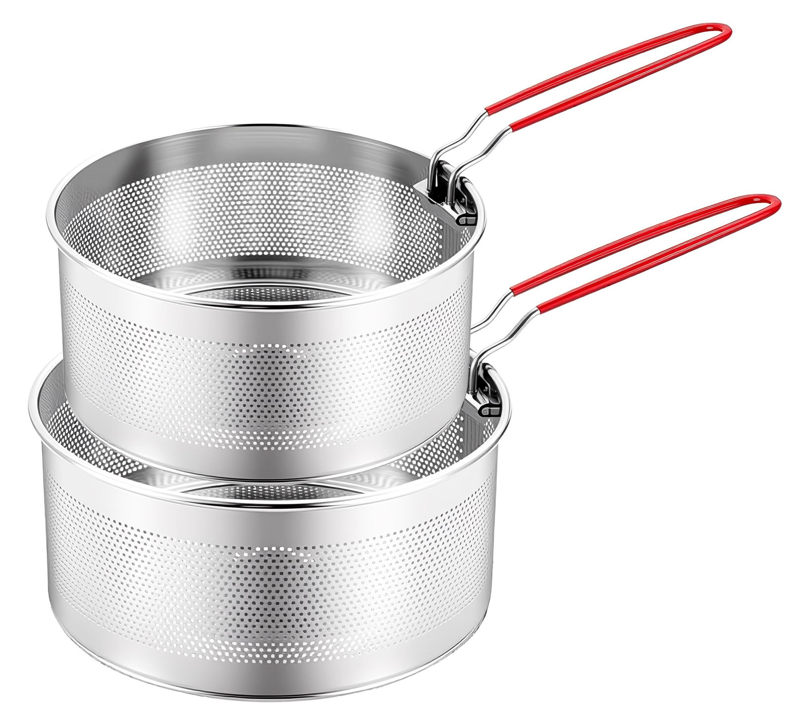 Merkloze Premium RVS Frituurmand voor Koken en Serveren