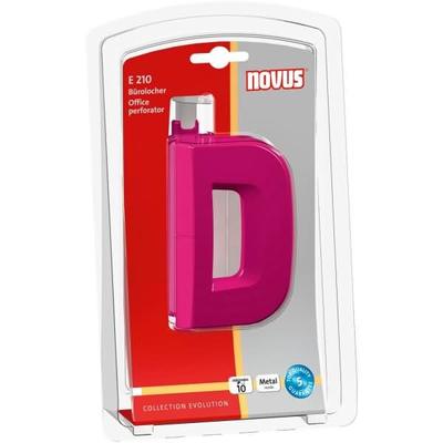 NOVUS Locher E210 Kunststoff/Metall 1.0mm/10 Blatt (Blister) pink