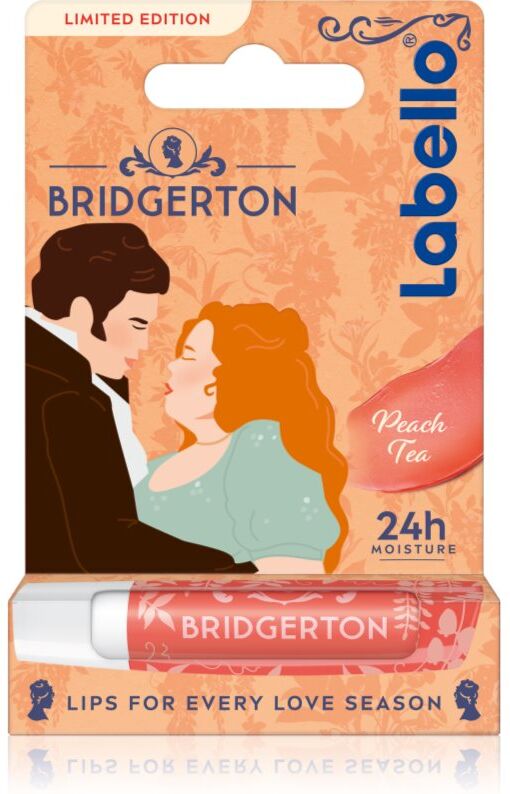 Labello Bridgerton Peach tinted moisturising lip balm 4.8 g