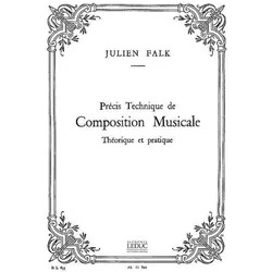 Falk Precis Technique De Composition Musicale Theorique Et Pratique Bl833, Fachbücher von Alphonse Leduc
